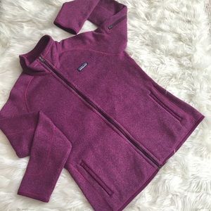 Patagonia Better sweater Purple Sz Medium